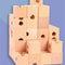 Juego de Construcción de Pistas de Canicas con Tubos de Madera