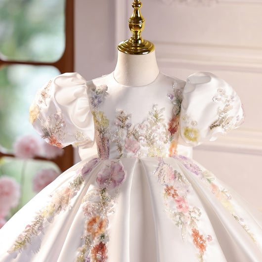 Vestido de Lujo para Presentación de Piano - Disfraz de Actuación Infantil - Image 2