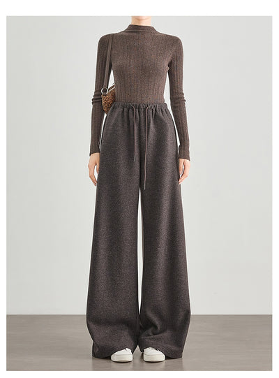 Pantalones de Jogger en Tweed Estampado - Mezcla de Lana Confortable - Image 19