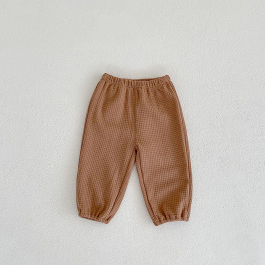 Pantalones Holgados de Algodón Acanalado para Niños - Image 2
