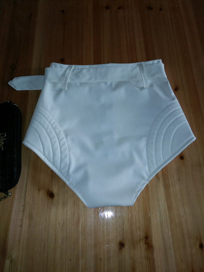 Shorts Talle Alto Fluorescente Ajustados para Mujer - Image 9