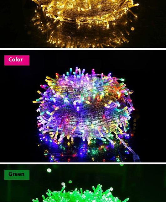 Cadena de Luces LED para Exterior - Decoración de Calles y Espacios - Image 17