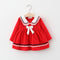 Blusa Infantil de Rayas con Cuello Peter Pan - Manga Larga Otoño