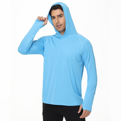 Playera Protección UV con Capucha - Secado Rápido Manga Larga - Image 4