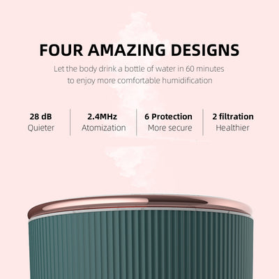 Difusor Ultrasónico Aromaterapia 500ml con Diseño Madera - Humidificador de Escritorio - Image 13