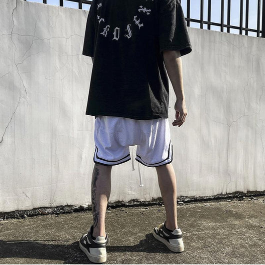 Pantalones de Básquetbol con Malla y Cordón Ajustable - Image 17