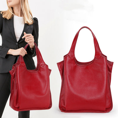 Bolso de Cuero Genuino Estilo Western - Gran Capacidad y Diseño Versátil - Image 7