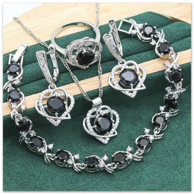 Conjunto de Joyería Elegante: Anillo, Collar, Aretes y Pulsera - Image 18