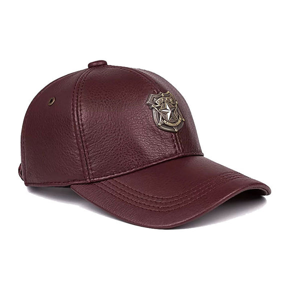 Gorro de Cuero de Oveja para Hombre - Calidez Premium