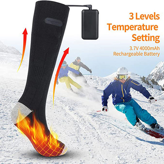 Calcetines Térmicos Calefactables por USB con Control de Temperatura
