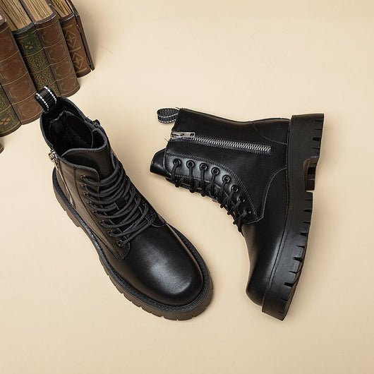 Botas Martin de Cuero para Hombre - Botines Altos Clásicos - Image 30