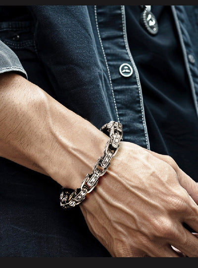 Pulsera Hombre Hip-Hop Vintage Estilo Urbano - Image 9