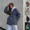Abrigo de Invierno Entallado para Mujer - Diseño Clásico con Solapa y Cintura Marcada