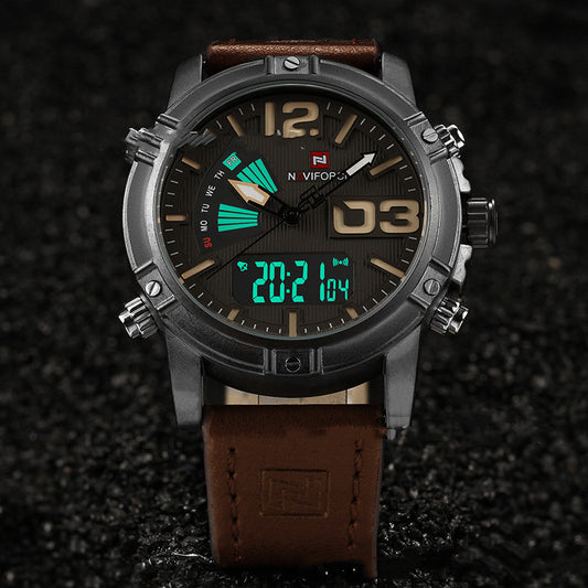 Reloj Empresarial Multifuncional Impermeable para Hombre