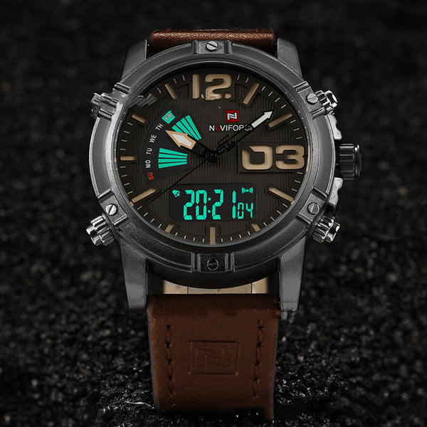 Reloj Empresarial Multifuncional Impermeable para Hombre