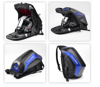 Mochila Casco Impermeable con Almacenamiento Rígido y Reflectivos de Seguridad - Image 6