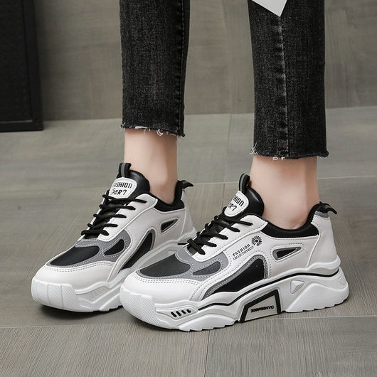 Tenis Blancos Casuales para Correr - Estilo Trendy para Estudiantes - Image 12