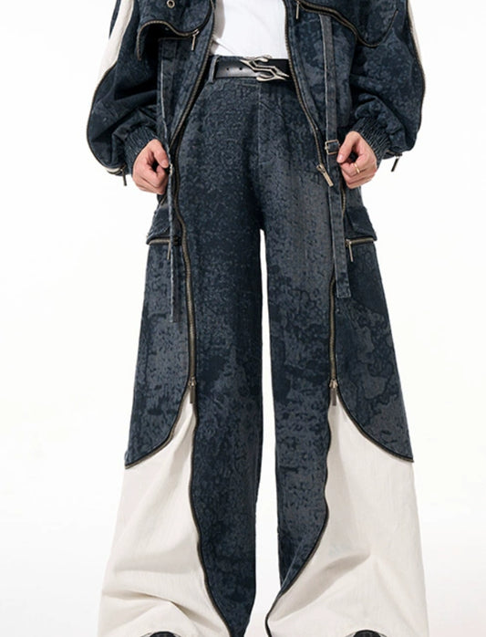 Jeans con Diseño de Costuras y Cierre Estructurado - Image 2
