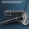 Micrófono Inalámbrico VHF Karaoke Dúo para Casa