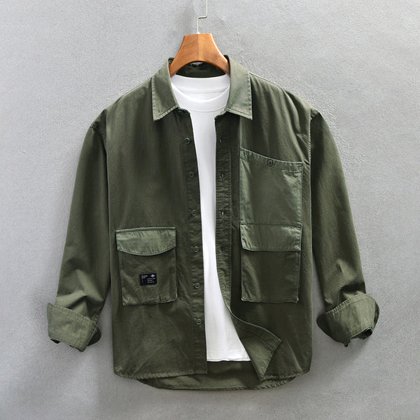 Camisa de Trabajo 100% Algodón Puro para Hombre