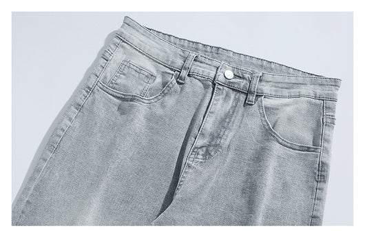 Jeans Casuales Hombre Lavado Americano Gris Bruma - Image 8