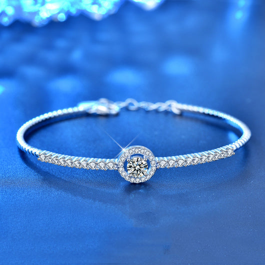 Pulsera de Plata 925 con Moissanita - Diseño Coreano Elegante para Mujer - Image 11