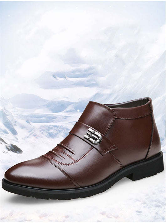 Botas de Invierno Cómodas de Tacón Plano y Caña Alta - Image 3
