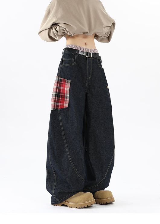 Pantalones Cargo Vaqueros con Bolsillos Grandes Diseño Retro para Hombre - Image 14