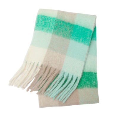 Bufanda Gruesa Cuadros Otoño Invierno - Diseño Multicolor Elegante - Image 37