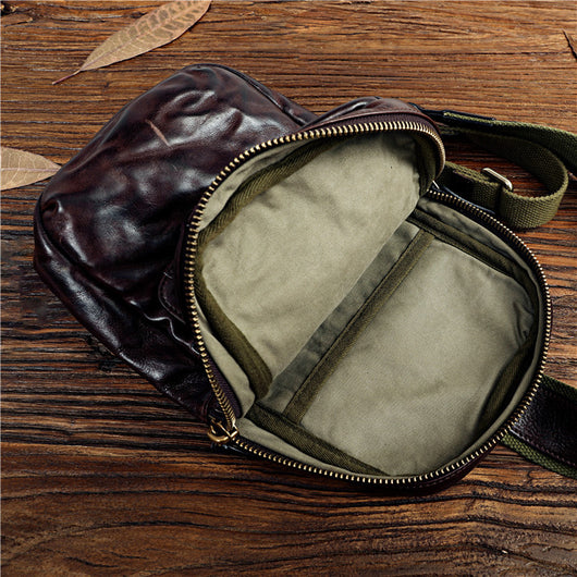 Pechera de Cuero Vacuno Curtido al Vegetal para Hombre - Image 9