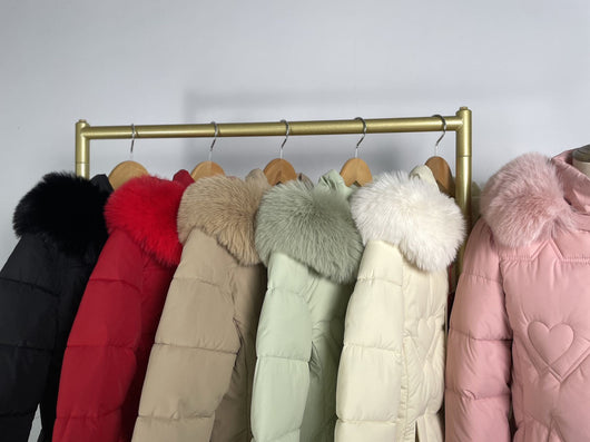 Chaqueta Cálida con Cuello de Pelaje para Mujer - Image 19