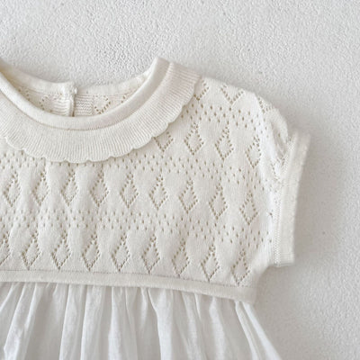 Blusa Tejida Calada sin Mangas con Encaje Flowy - Image 13