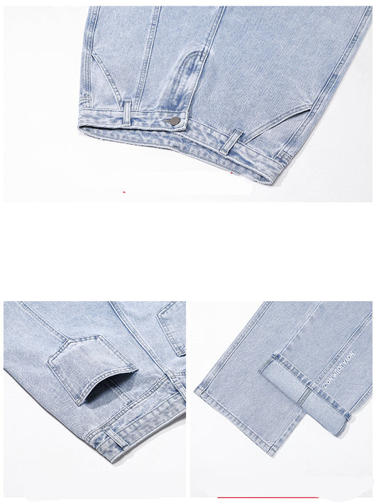 Pantalones Anchos Sueltos de Corte Recto para Mujer - Image 9