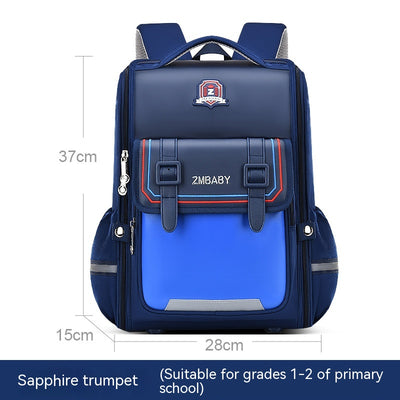 Mochila Escolar Infantil Ligera con Protección de Columna Abierta - Image 9