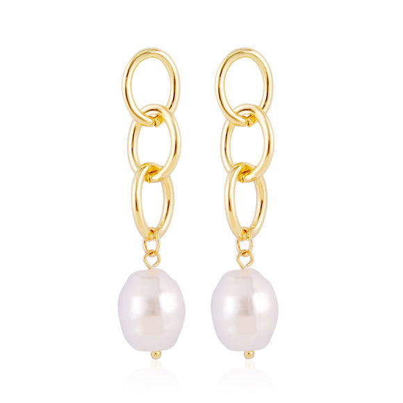 Aretes de Perlas Exquisitos para Mujer