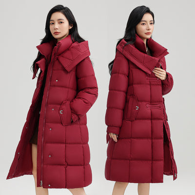 Abrigo Elegante Ajustado de Largo Medio para Mujer - Image 3