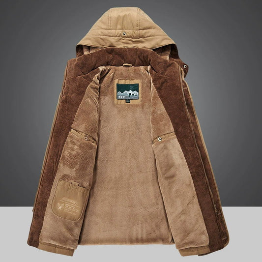 Abrigo de Invierno para Hombre, Estilo Parka con Forro Polar - Image 2