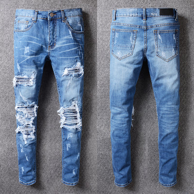 Pantalones Vaqueros Slim Corte Europeo para Hombre - Image 7