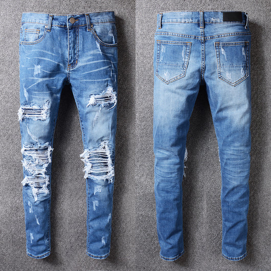 Pantalones Vaqueros Slim Corte Europeo para Hombre - Image 7