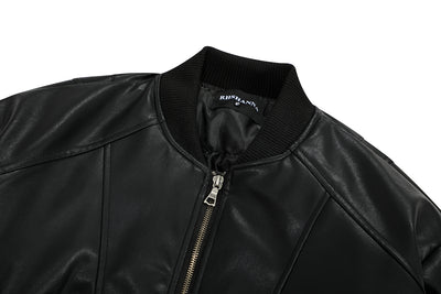 Chaqueta de Cuero PU y Algodón - Estilo Urbano Minimalista para Invierno - Image 15