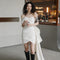 Vestido de Novia Corto Elegante para Mujeres