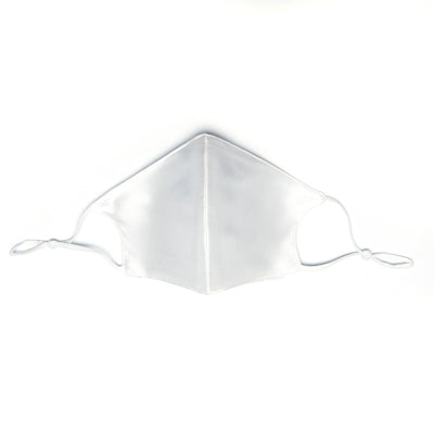 Wine red silk face mask with adjustable white ear loops, designed for breathable comfort and dust protection. - Image 22