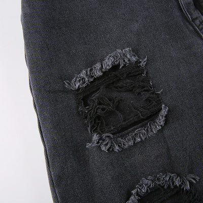 Jeans Rectos de Cintura Alta con Detalles Asimétricos - Image 20