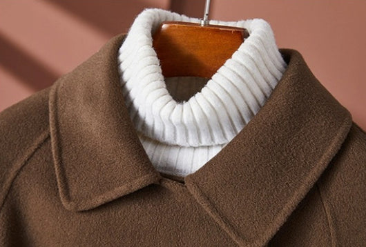 Abrigo Reversible de Cachemira para Mujer - Doble Personalidad - Image 17