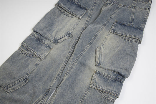 Pantalones Cargo Vaqueros Multibosillo para Hombre - Image 18