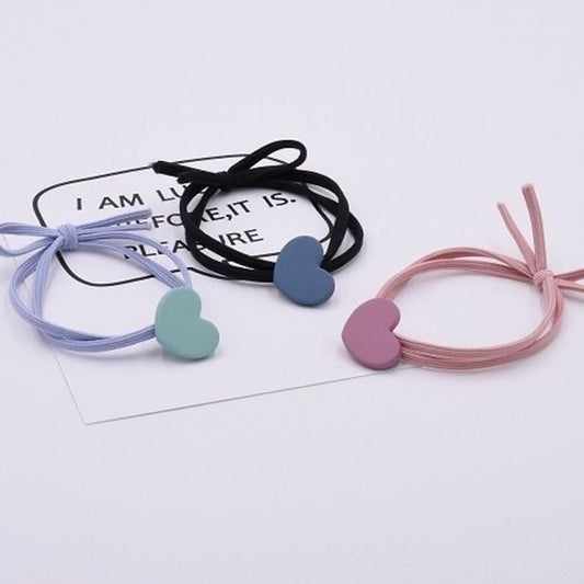 Lazo para Cabello Adorable con Diseño de Corazón - Image 2