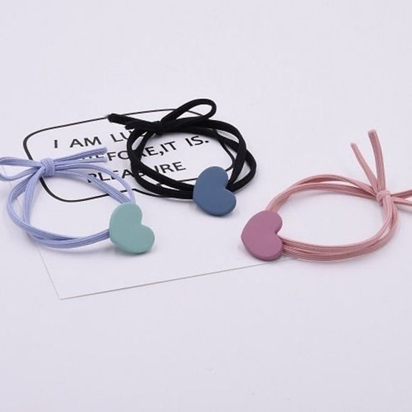 Lazo para Cabello Adorable con Diseño de Corazón