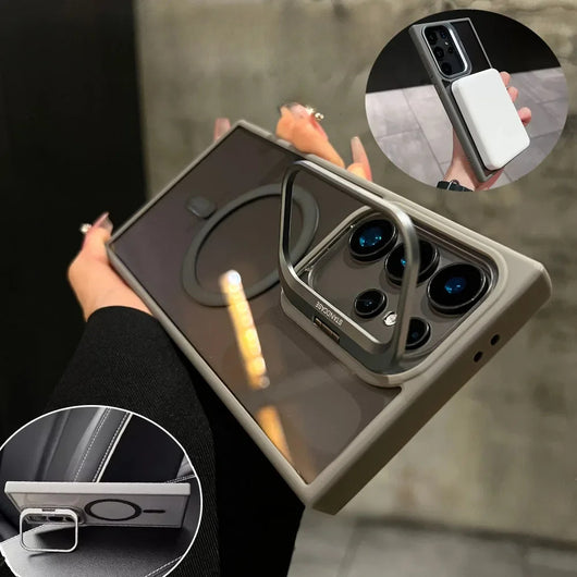 Funda Magnética para Celular con Marco de Lente y Soporte Metálico - Image 26