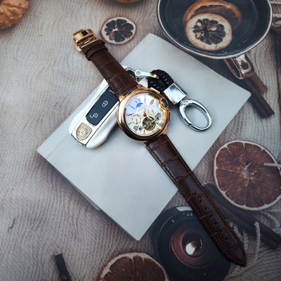 Reloj Automático Tourbillon para Hombre - Movimiento Mecánico de Precisión - Image 13