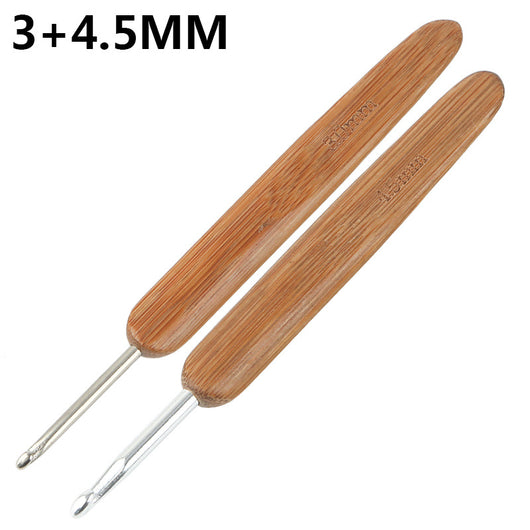 Herramienta de Ganchillo de Bambú Carbonizado para Tejido Manual DIY - Image 16